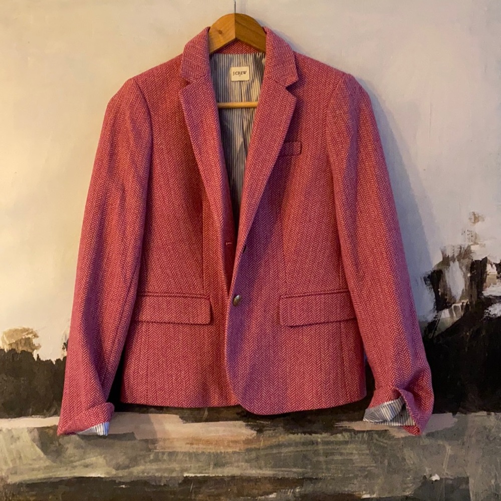 NWOT J Crew Herringbone Blazer